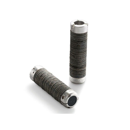 Brooks Plump Leather Grips - Black