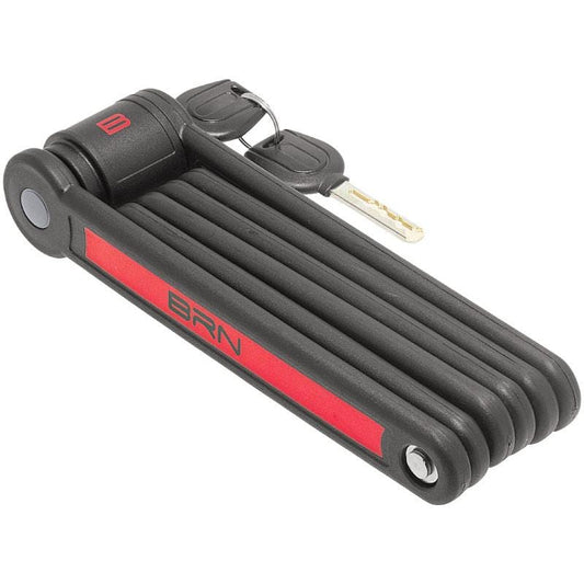BRN Folding Bike Lock - Red