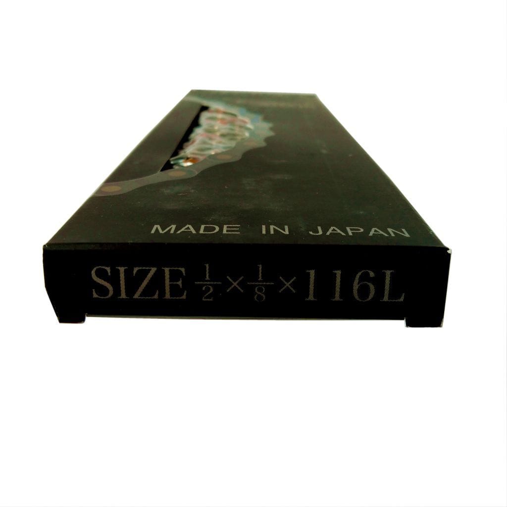Izumi track chain- Jet Black Bike Chain 1/2 x 1/8 x 116L