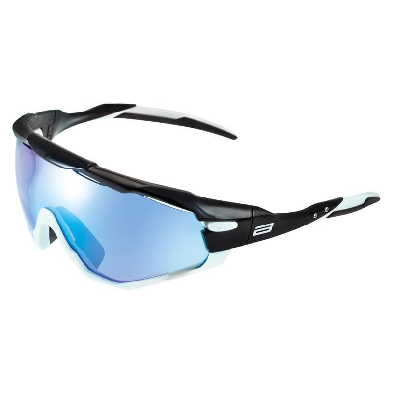 Cycling Glasses BRN RX01 Sunglasses White and Black Frame OC30b