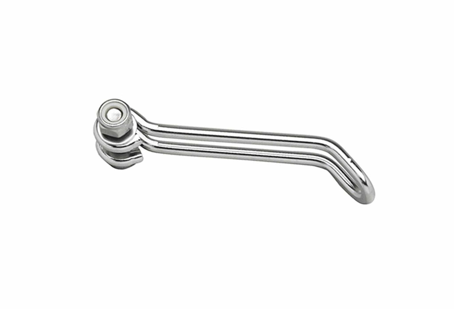 Straight stainless steel stay mount for rear bullet light