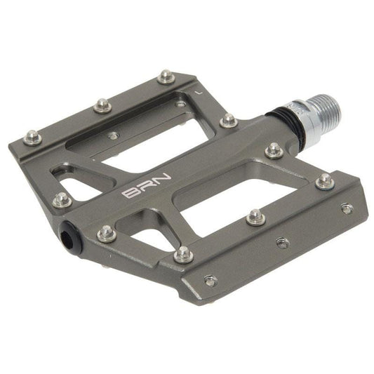 BRN Kite Pedal Aluminium - Titanium colour