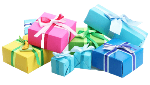 Generic image of gift wrapped packages